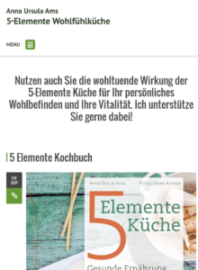 Homepage „5-Elemente Wohlfühlküche“