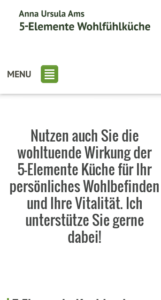 Homepage „5-Elemente Wohlfühlküche“